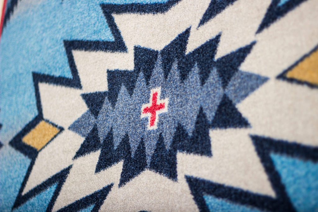 Southwest Denim Carpet Detail - Made in the USA - Your Western Decor