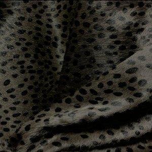 Cheetah on Charcoal Stenciled Cowhide • Your Western Decorating