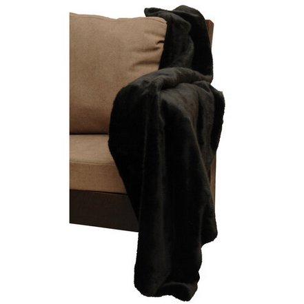 Faux Sable Fur Throw Blanket made in the USA - Your Western Decor