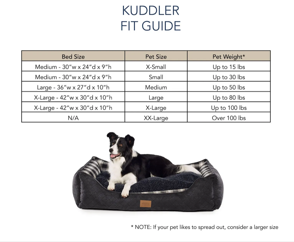 National Park Pendleton Bolster Dog Beds Bolder Size Guide - Your Western Decor