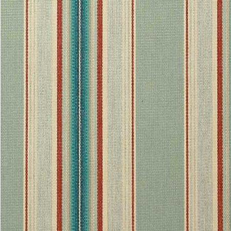 Pendleton Willamette Valley Turquoise Stripe Fabric by Sunbrella - Your Western Decor