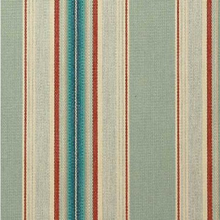 Pendleton Willamette Valley Turquoise Stripe Fabric by Sunbrella - Your Western Decor