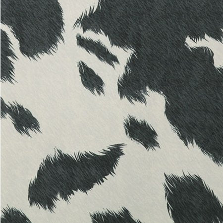 Polyester Velvet Cowhide Print Fabric Upholstery - Your Western Decor