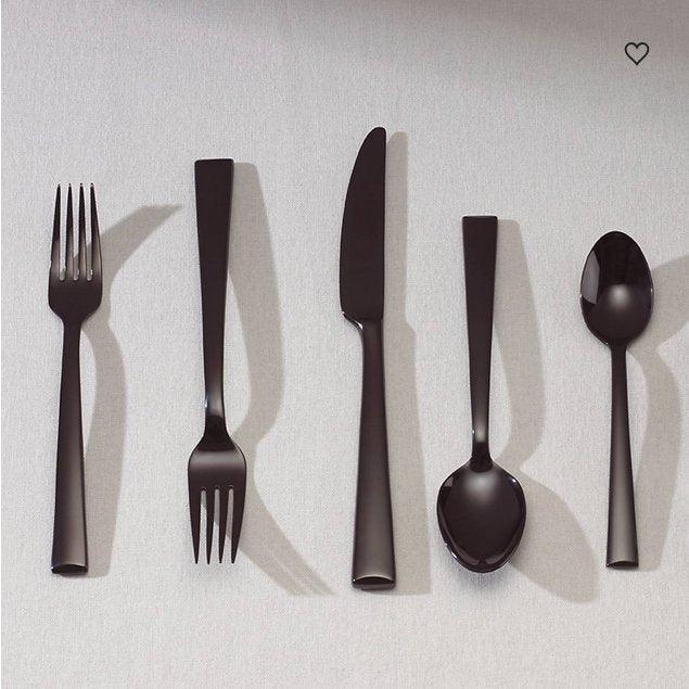 Urban Goth Black Flatware 5-pc set - Your Western Decor