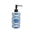 Pendleton Shifting Dunes Lotion Pump - Ceramic - White & Blue - Your Western Decor