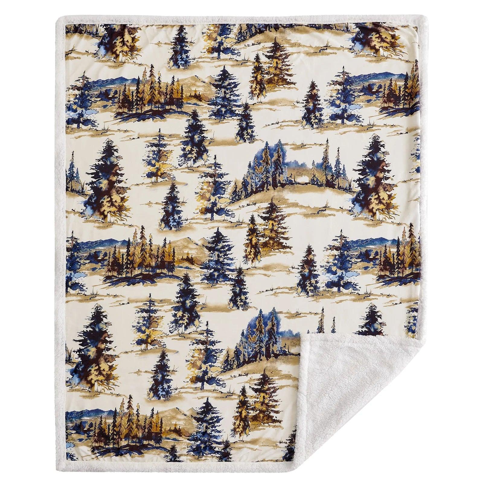 Sierra Mist Sherpa Throw - Your Western Decor