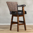 American made Classic Espresso Leather Bar & Counter Stool - Your Western Decor