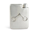 Snaffle Bit Pewter Flask - Your Western Decor