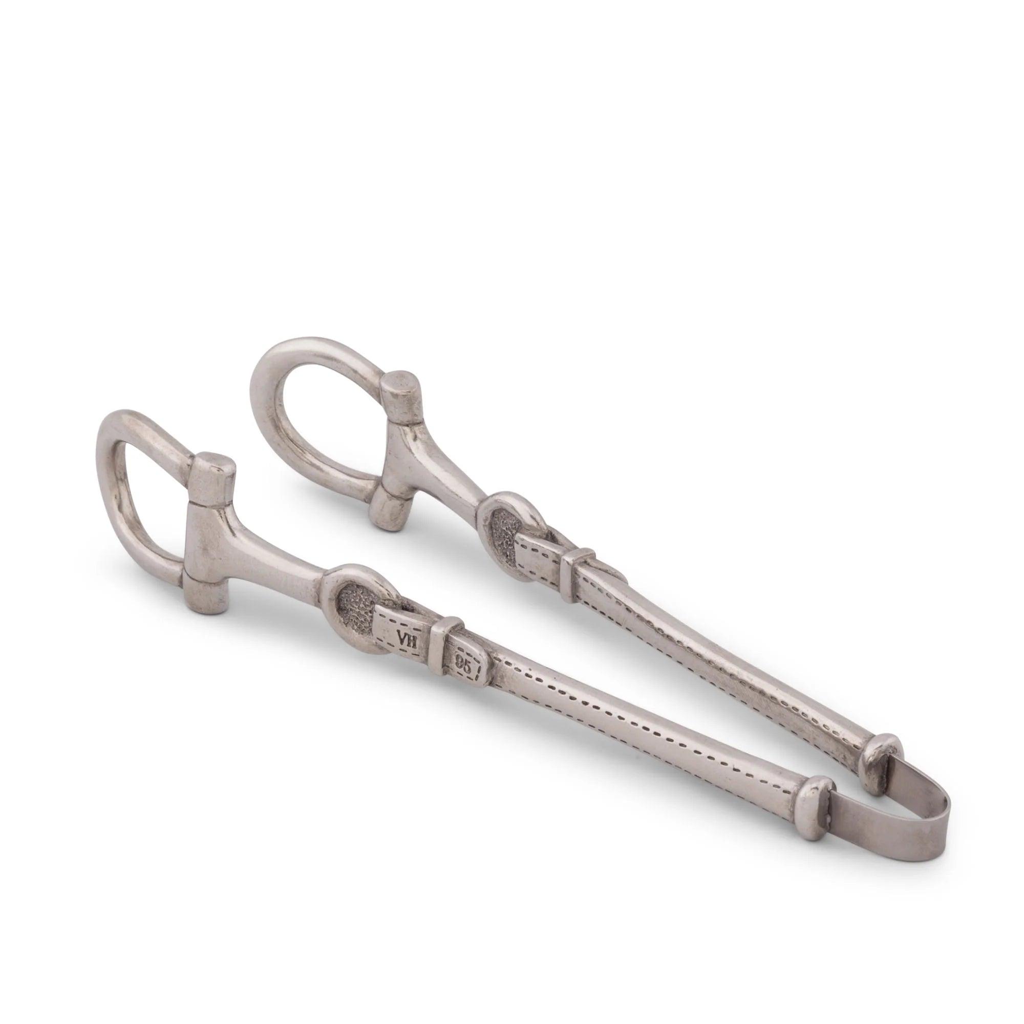 Pewter Snaffle Bit Ice Tong - Your Western Decor