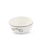 Snaffle Bit Platinum Cereal Bowl - Your Western Decor