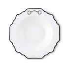 Snaffle Bit Platinum Scallop Soup Bowl - Your Western Decor