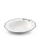 Snaffle Bit Platinum Scallop Soup Bowl - Your Western Decor