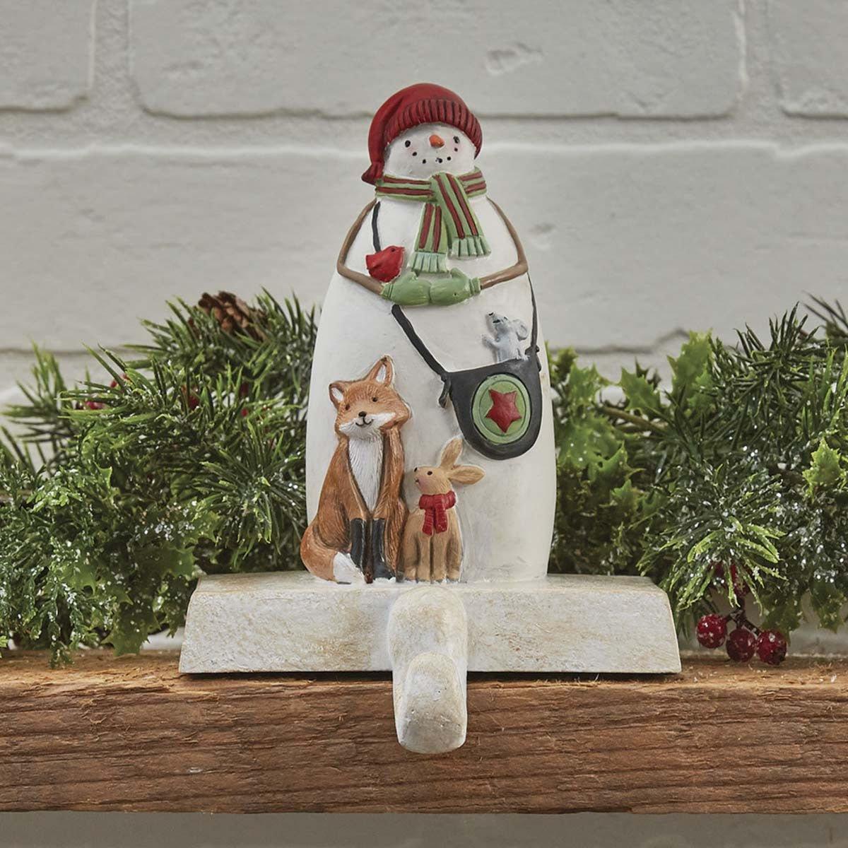 Snowman Friends Stocking Hanger - Your Western Decor