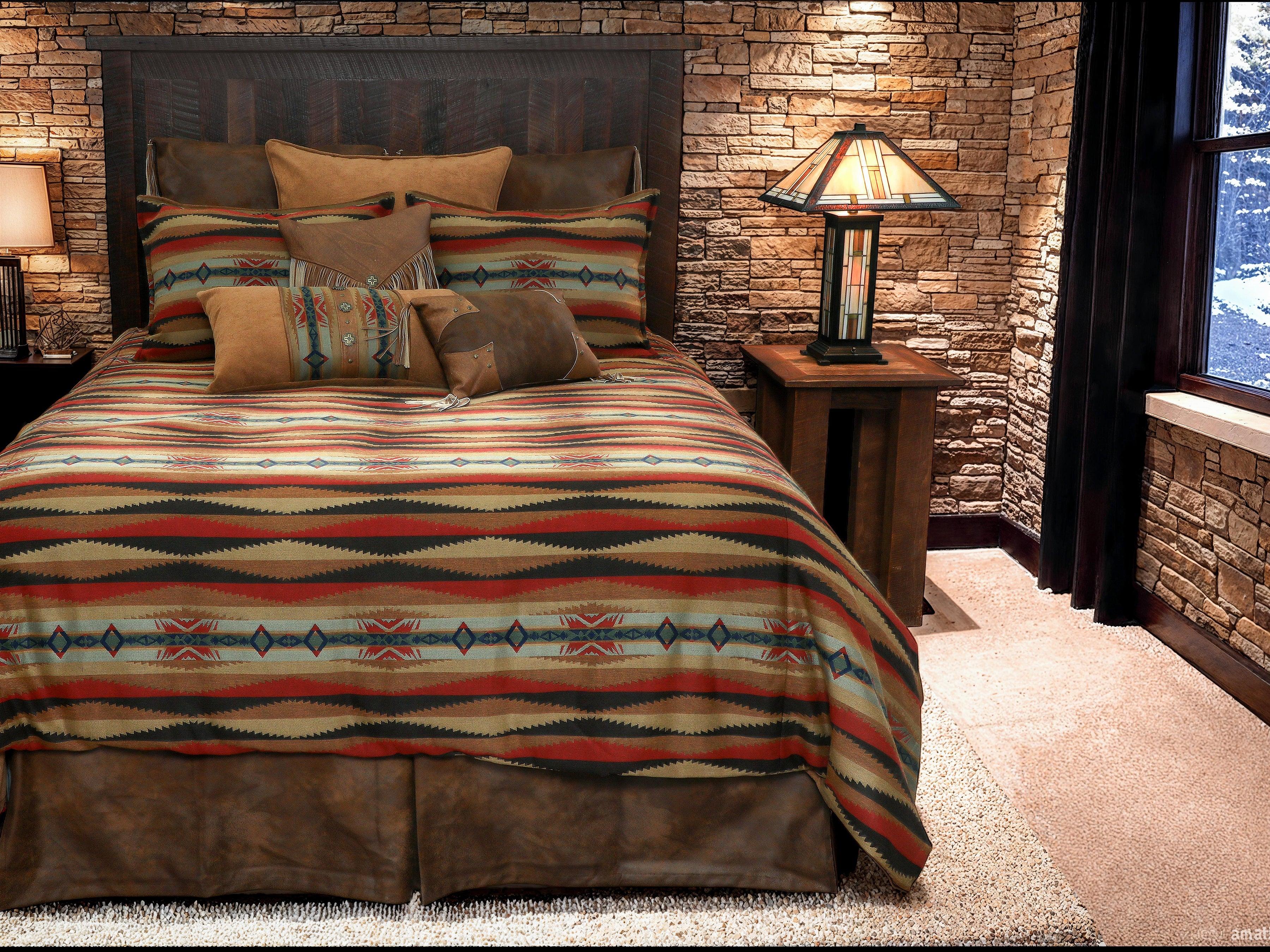 Sunset Canyon Southwestern Duvet Bedding Collection in Queen 