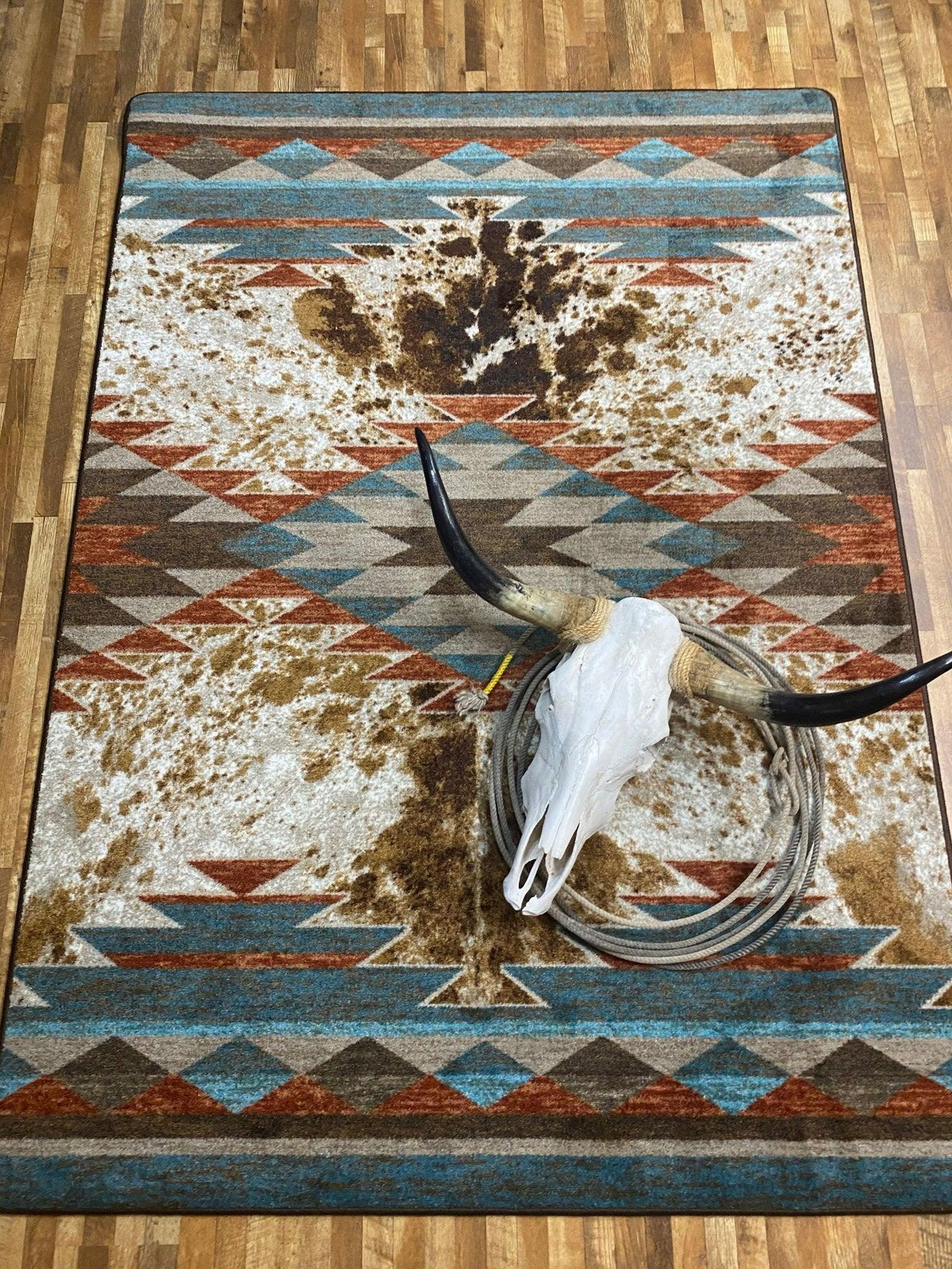 Western Commode Rug Western Rugs & Southwestern Rugs | Cowhide & Rustic Lodge Rugs – Your ...