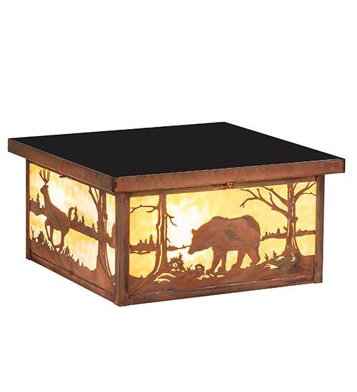 Wildlife Square Flushmount | Your Western Decor