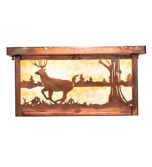 Wildlife Square Flushmount | Your Western Decor