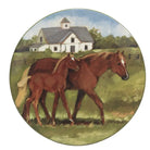 Stables Dinner Plate - Mom & Foal Design - Your Western Decor