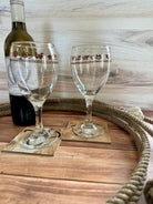 Stemmed western wine glasses - Your Western Decor