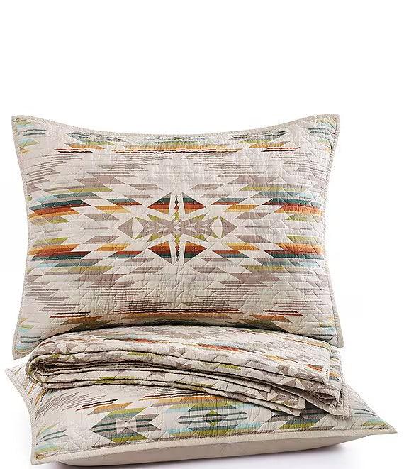 Summerland Pendleton Coverlet Set - Pendleton Pattern - Quilted Coverlet - 3 Piece Set - Your Western Decor