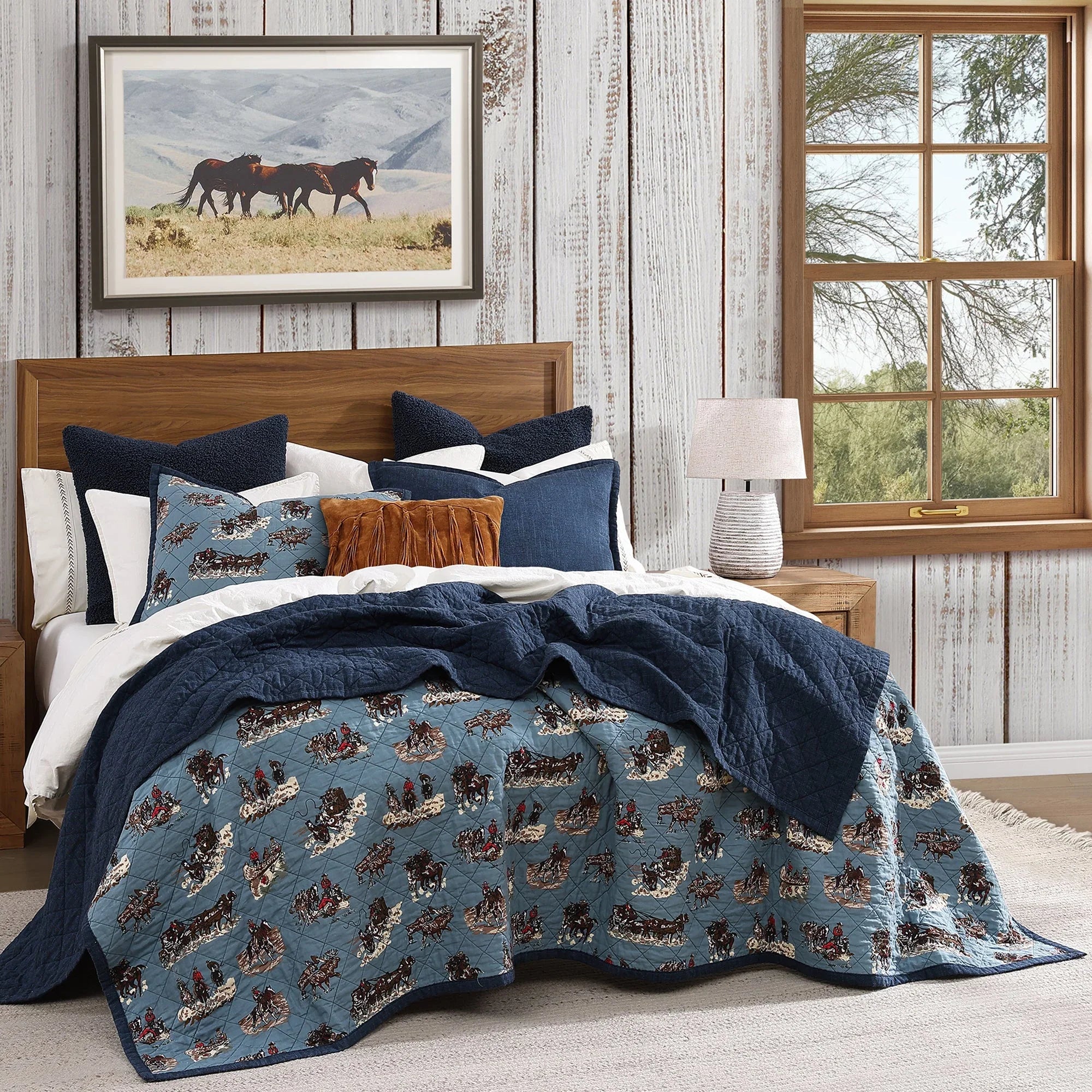 Frontier Days Reversible Western Quilt Set - Your Western Decor