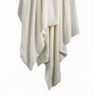 Cotton knit blanket white in 4 sizes - Your Western Decor