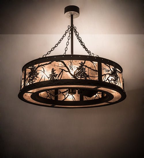 American Made Tamarack Chandel-Air Ceiling Light - Your Western Decor