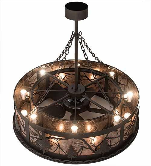 American Made Tamarack Chandel-Air Ceiling Light - Your Western Decor