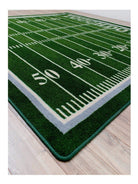 Team Spirit Touchdown Area Rugs Corner Detail - Made in the USA - Your Western Decor