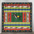 Colorful Tijuana Burro Shower Curtain made in the USA 