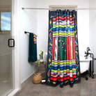 Colorful Tijuana Burro Shower Curtain made in the USA 