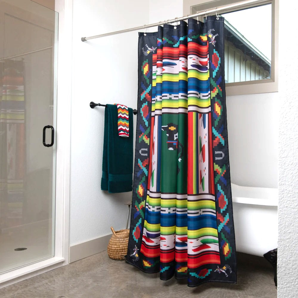 Colorful Tijuana Burro Shower Curtain made in the USA - Your Western Decor