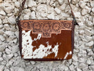 Tooled Cowhide Crossbody Bag - Your Western Decor