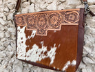 Tooled Cowhide Crossbody Bag - Your Western Decor