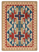 Dry valley kilim area rug. 8' x 11'. Made in the USA. Your Western Decor, LLC