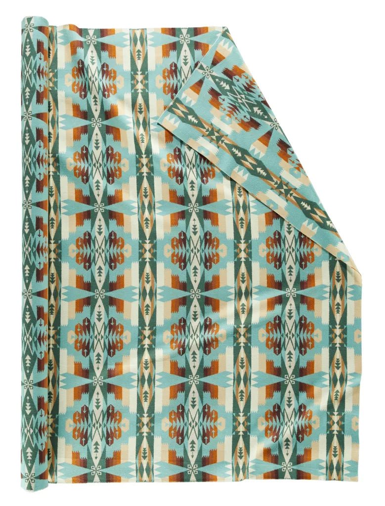 Tucson Aqua Pendleton Fabric made in the USA - Your Western Decor