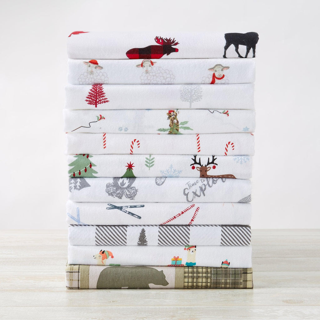 Holiday Turkish Cotton Flannel Sheet Collection - Your Western Decor