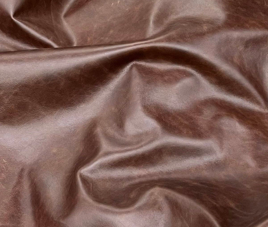 Tuscany Cocoa Smooth upholstery Leather - Your Western Decor