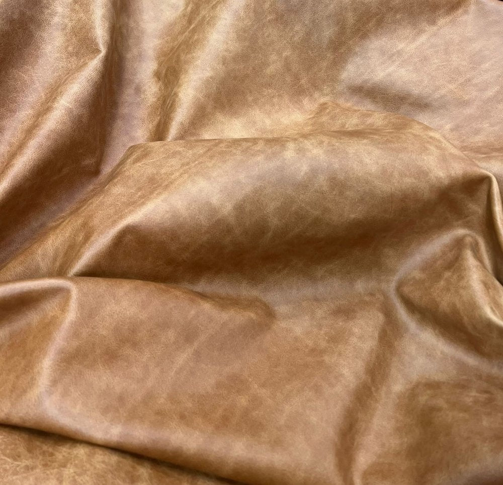 Tuscany Cognac Smooth Grain Upholstery Leather - Your Western Decor
