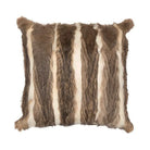 Vizcacha Fur Accent Pillow Square - Your Western Decor