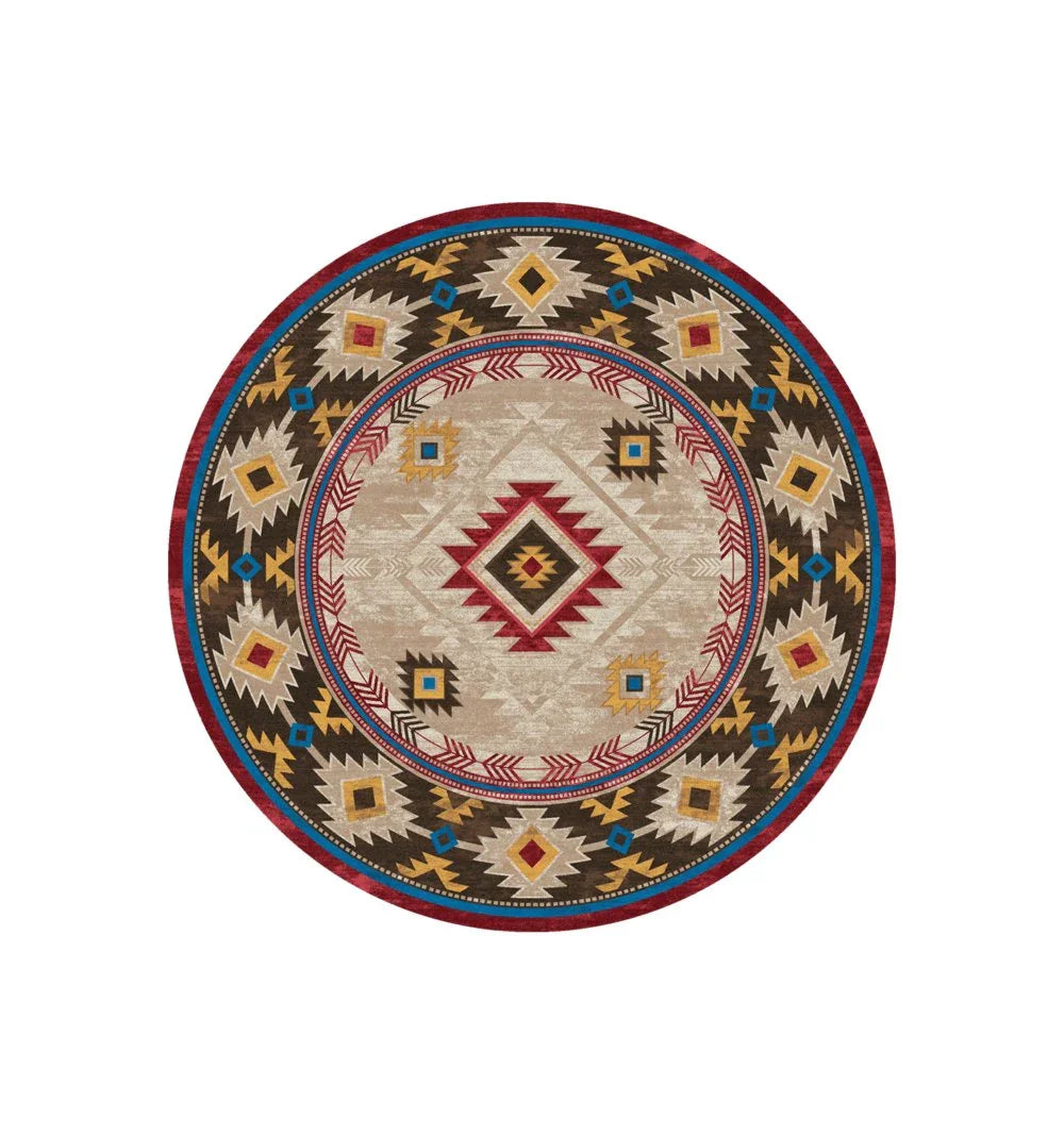 Aztec Whiskey River Rug | Aztec Area Rug | Your Western Decor