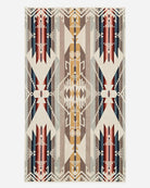 Pendleton Shifting Dunes Spa & Beach Towel woven from premium cotton velour with a modern Southwestern-inspired design.