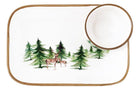 Wild Evergreen Platter & Dip Bowl | Coastal Compass Home Decor