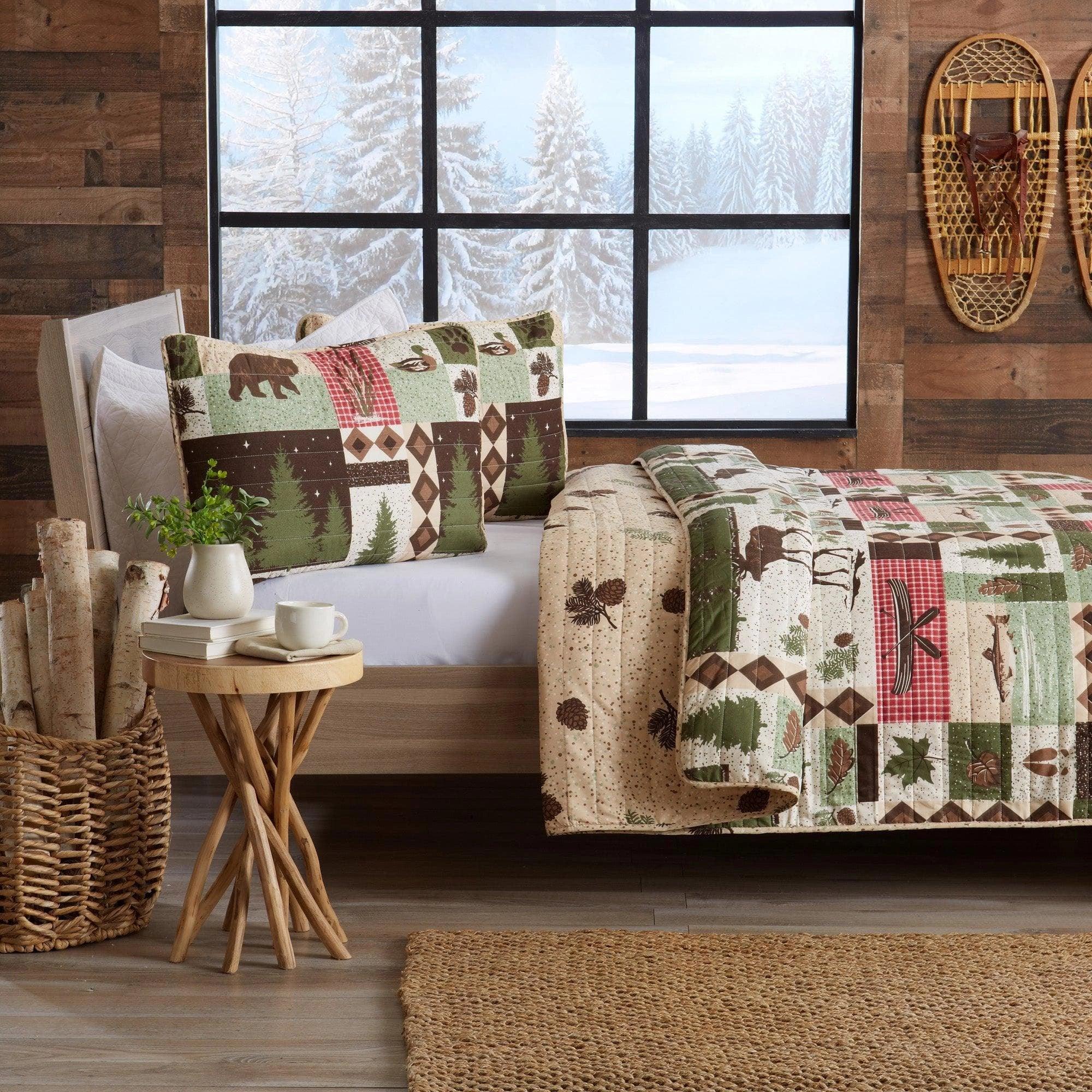 Wild Forest Reversible Quilt Set - Your Western Decor