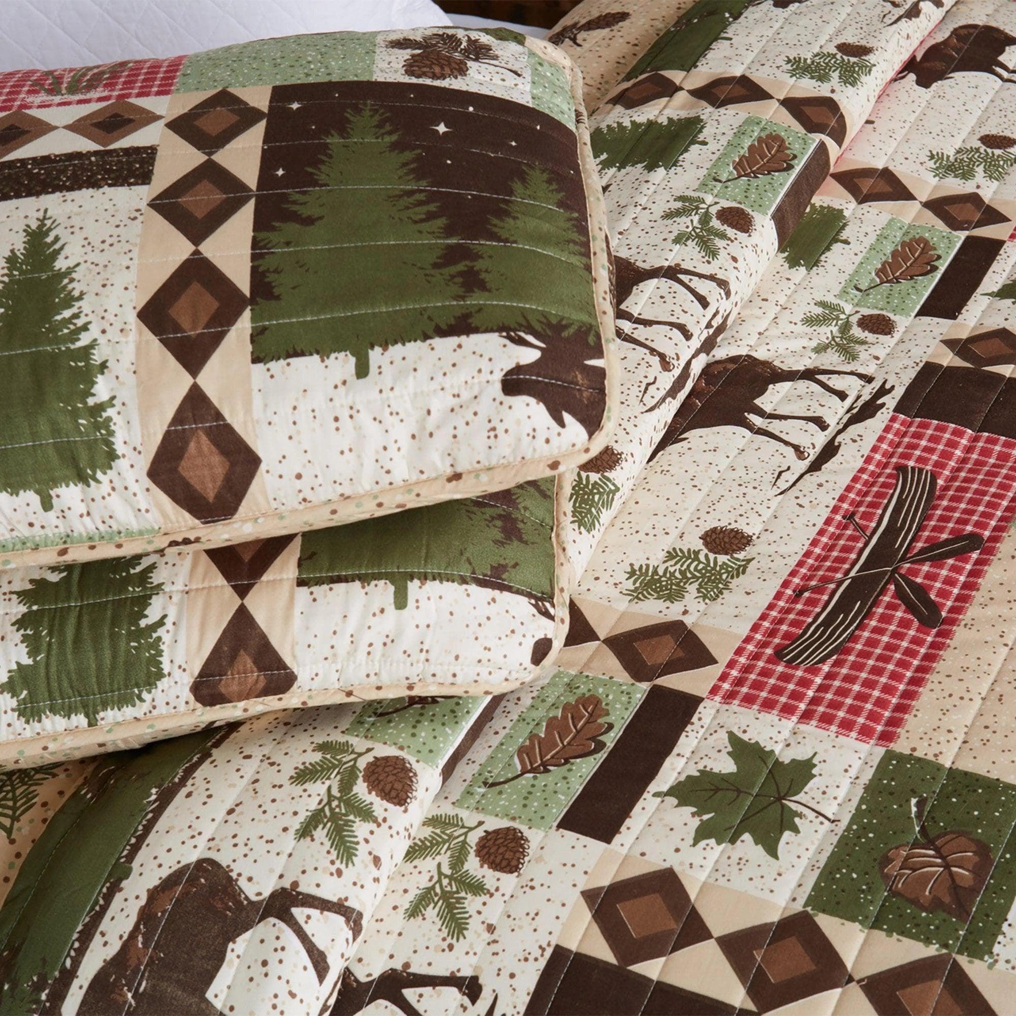 Wild Forest Reversible Quilt Set - Your Western Decor