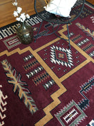 Wild Whiskey Area Rugs in Garnet | Your Western Decor