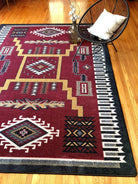 Wild Whiskey Area Rugs in Garnet | Your Western Decor