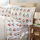 Winter Penguins Cotton Flannel Sheets - Your Western Decor