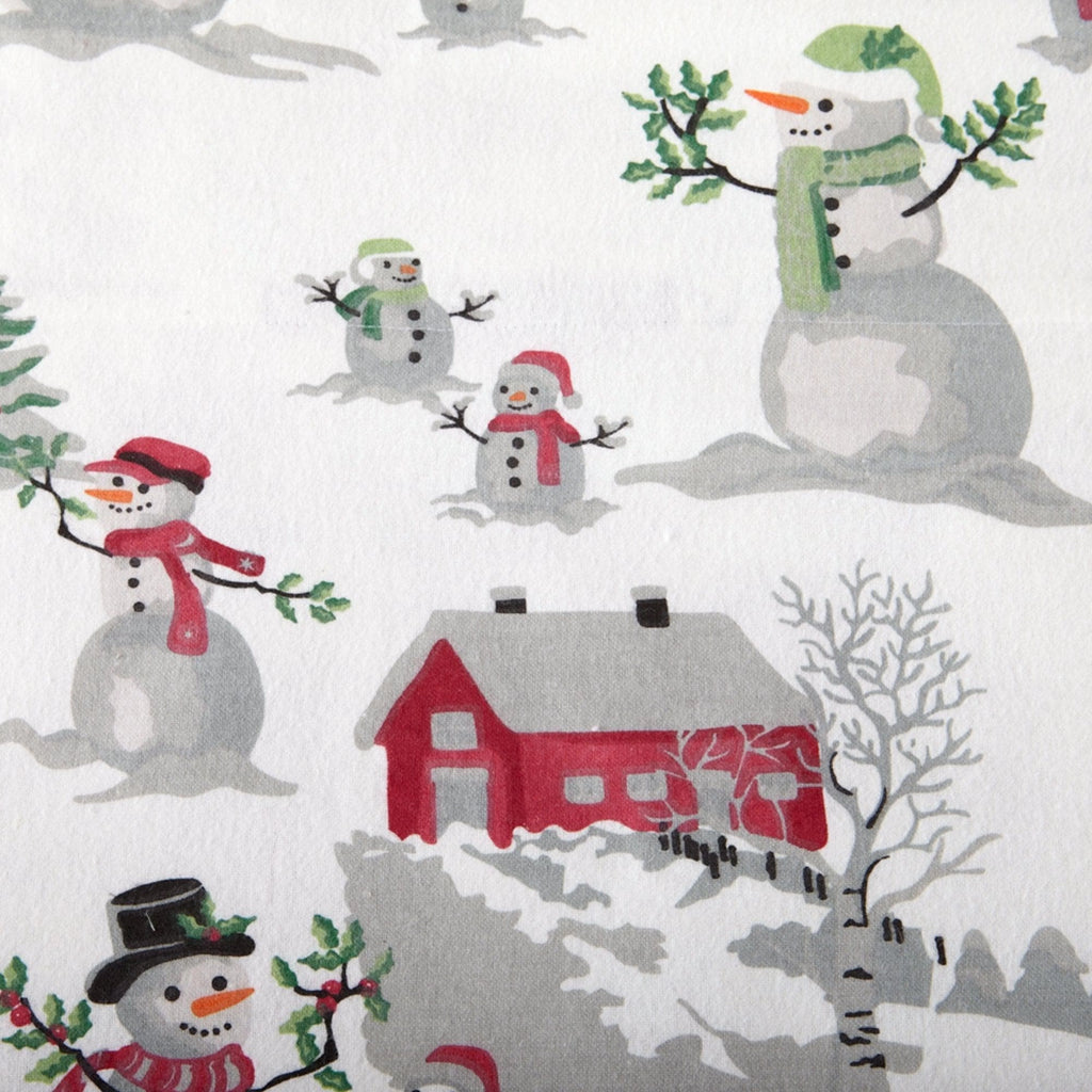 Winter wonderland cotton flannel winter sheets - Your Western Decor