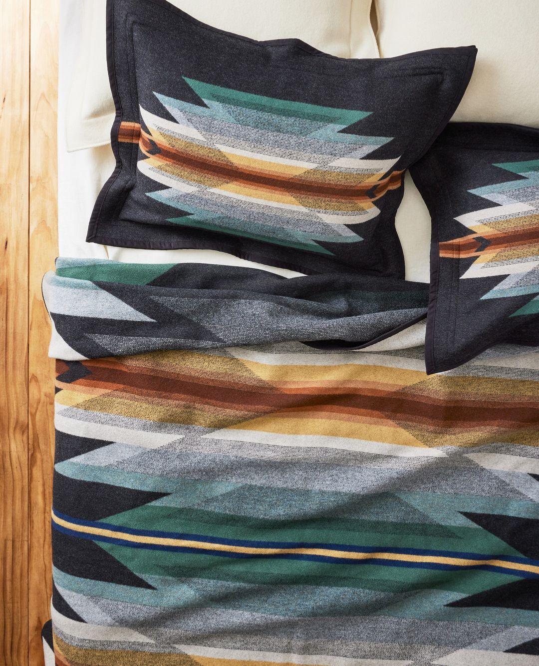 Pendleton's Wyeth Trail wool blanket and pillow shams - Your Western Decor